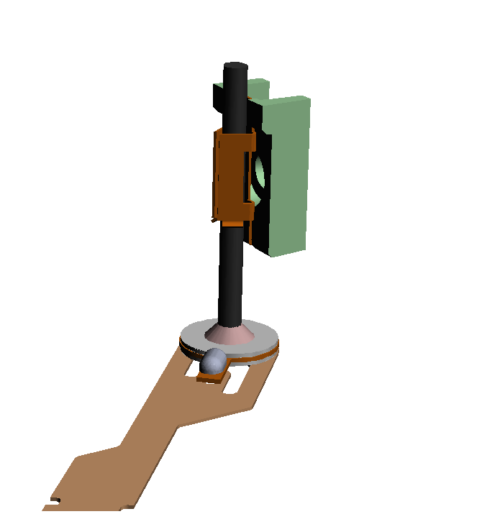 Mobile Part for Piezo Linear Motors with Shaft Ø0.8mm (PZM-S-308S) - Image 2