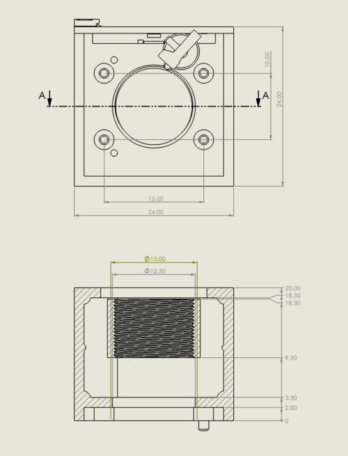 Piezo Autofocus Module for general M12 Lenses (PZM-M12-06-ST) - Image 3